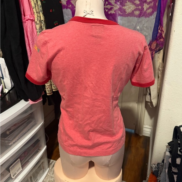 RARE HTF Lucky brand Red Ringer Tee “Spoiled Rotten” - Picture 5 of 6